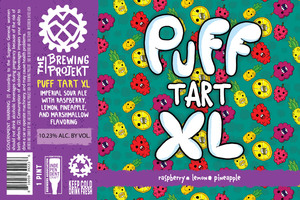 The Brewing Projekt Puff Tart Xl - Raspberry, Lemon, Pineapple June 2022