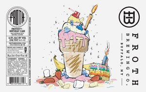 Frothsty - Birthday Cake Banana, Blueberry, Strawberry, Marshmallow, Vanilla & Strawberry Ice Cream June 2022