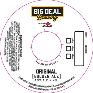 Big Deal Brewing Original