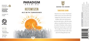Paradigm Brewing Tangerine Dawn