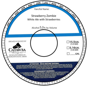 Catawba Brewing Co Strawberry Zombie