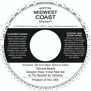 Midwest Coast Brewing Company Tahuna Beach