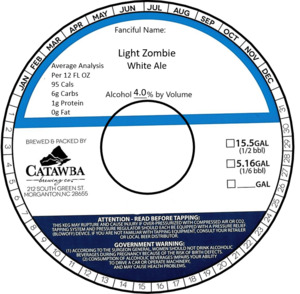 Catawba Brewing Co Light Zombie