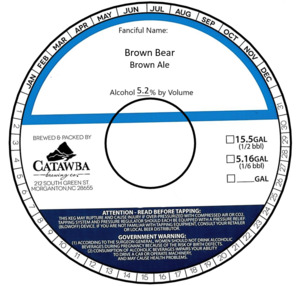 Catawba Brewing Co Brown Bear