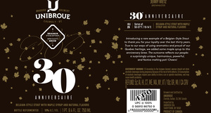 Unibroue 30 Anniversaire June 2022