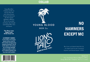 Young Blood Beer Company No Hammers Except Mc August 2022