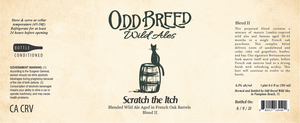 Odd Breed Wild Ales Scratch The Itch August 2022