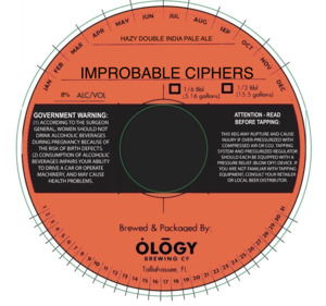 Ology Brewing Co. Improbable Ciphers August 2022
