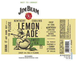 Jim Beam Kentucky Coolers Sweet Tea Lemonade