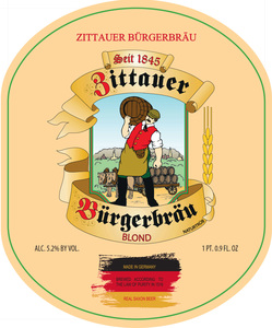 Zittauer Burgerbrau Blond August 2022