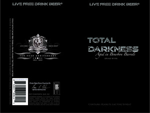Conyngham Brewing Company Total Darkness September 2022