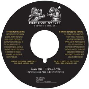 Firestone Walker Brewing Company Sucaba August 2022