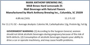 Mab Brews Hard Lemonade Zs