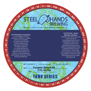 Steel Hands Brewing Pumpkin Spiced Ale