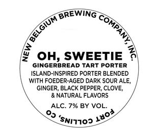 New Belgium Brewing Company, Inc. Oh, Sweetie August 2022
