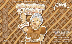 Grandma Fingers Pastry Sour Apple Pie! 