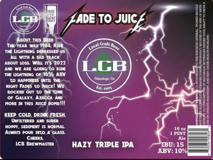 Fade To Juice Hazy Triple IPA August 2022