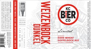 Kansas City Bier Company Weizenbock Dunkel