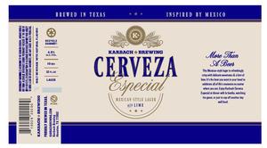 Karbach Brewing Cerveza Especial August 2022