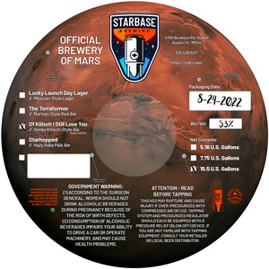 Starbase Brewing Of KÖlsch I Still Love You