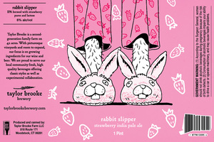 Rabbit Slipper Strawberry India Pale Ale August 2022
