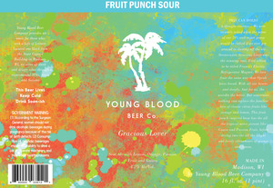 Young Blood Beer Company Gracious Lover August 2022
