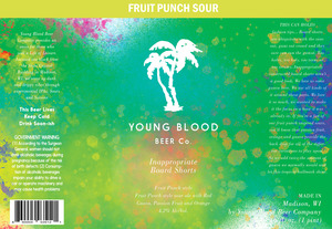 Young Blood Beer Company Inappropriate Board Shorts August 2022