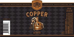 The Olde Mecklenburg Brewery, LLC Copper September 2022
