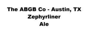 Zephyrliner Ale 