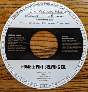 Humble Pint Brewing Co. Ein Kleines MÄrzen