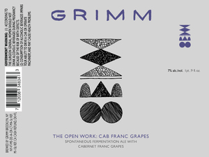 Grimm The Open Work: Cab Franc Grapes August 2022