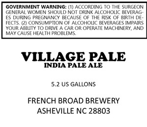 French Broad Brewery Village Pale