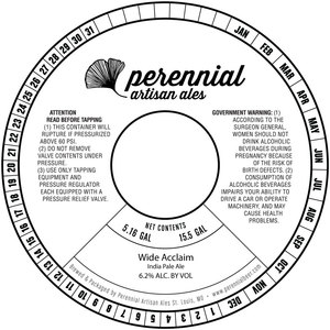 Perennial Artisan Ales Wide Acclaim August 2022