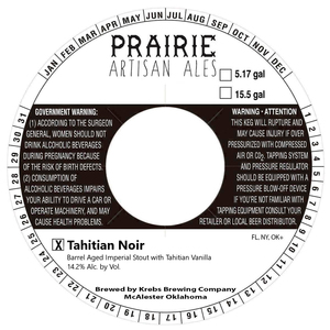 Prairie Artisan Ales Tahitian Noir August 2022