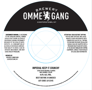 Ommegang Imperial Keep It Crunchy September 2022