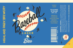 Highland Park Brewery Baseball Lager