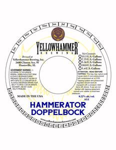 Yellowhammer Brewing, Inc. Hammerator
