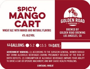 Golden Road Brewing Spicy Mango Cart