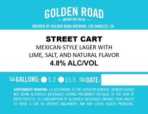 Golden Road Brewing Street Cart