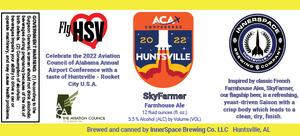 Innerspace Brewing Company Skyfarmer Farmhouse Ale August 2022