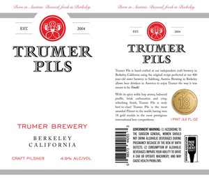 Trumer Pils August 2022