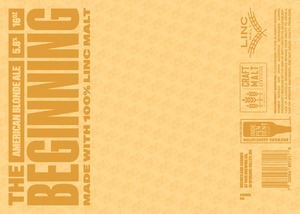 The Beginning American Blonde Ale August 2022