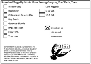 Martin House Brewing Company Grublets On Ice