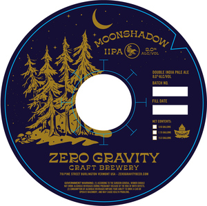 Zero Gravity Craft Brewery Moonshadow August 2022