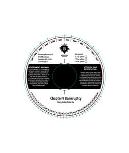 Broadway Brewery Chapter 9 Bankruptcy