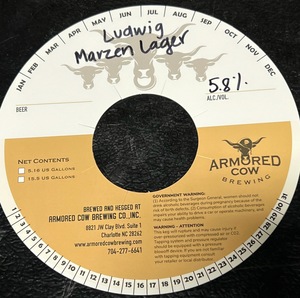 Armored Cow Brewing Co Ludwig Marzen Lager
