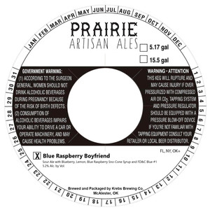 Prairie Artisan Ales Blue Raspberry Boyfriend September 2022