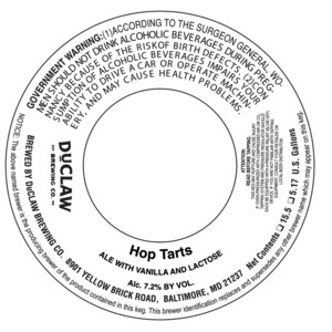 Duclaw Brewing Co. Hop Tarts