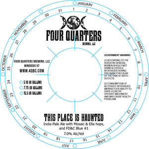 Four Quarters Brewing, LLC This Place Is Haunted