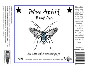 Water Buffalo Brewery Blue Aphid Brut September 2022